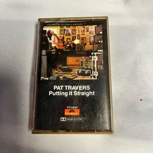 Pat Travers Putting It Straight Cassette Tape